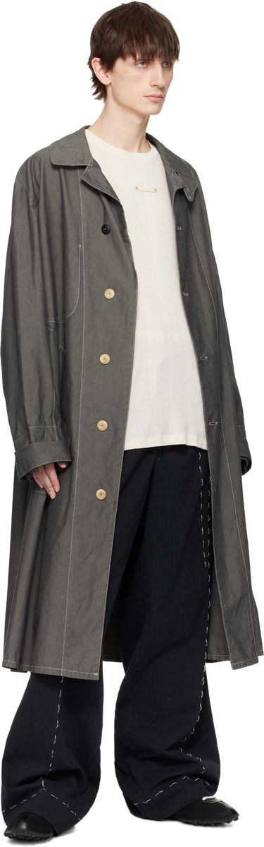 Дъждобран Maison Margiela Maison Margiela Canvas Coat Сиво | S50AA0156 M35299, 3