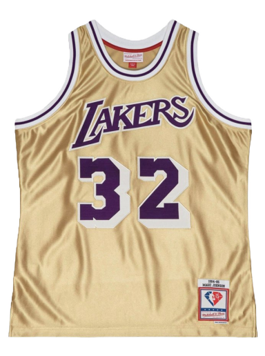 Los Angeles Lakers Magic Johnson 75th Gold Swingman Jersey