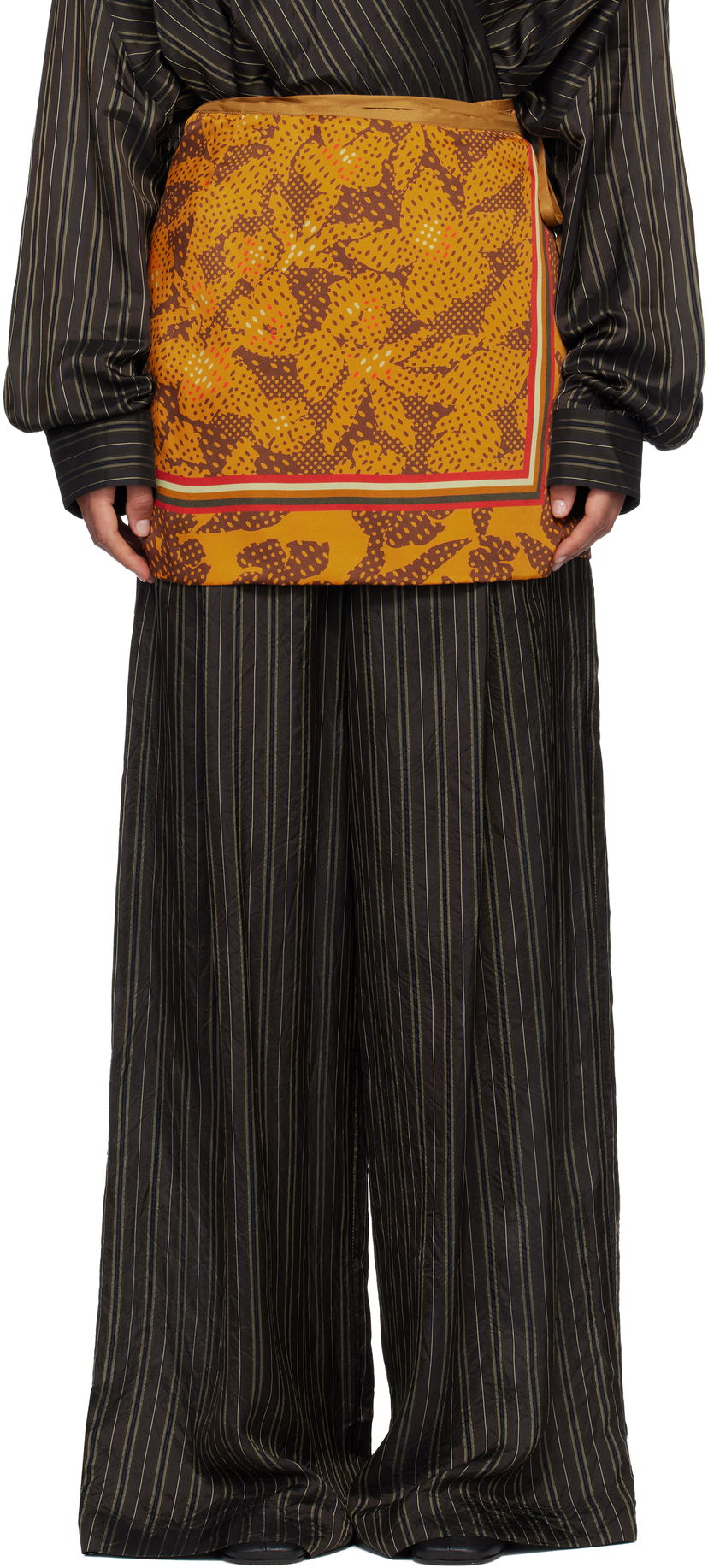 Пола Dries Van Noten Dries Van Noten Printed Wrap Miniskirt Многоцветен | 252-010605-2212