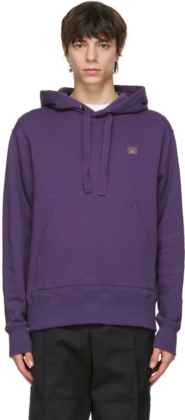 Суитчър Acne Studios Acne Studios Patch Hoodie Лилаво | CI0059-, 0
