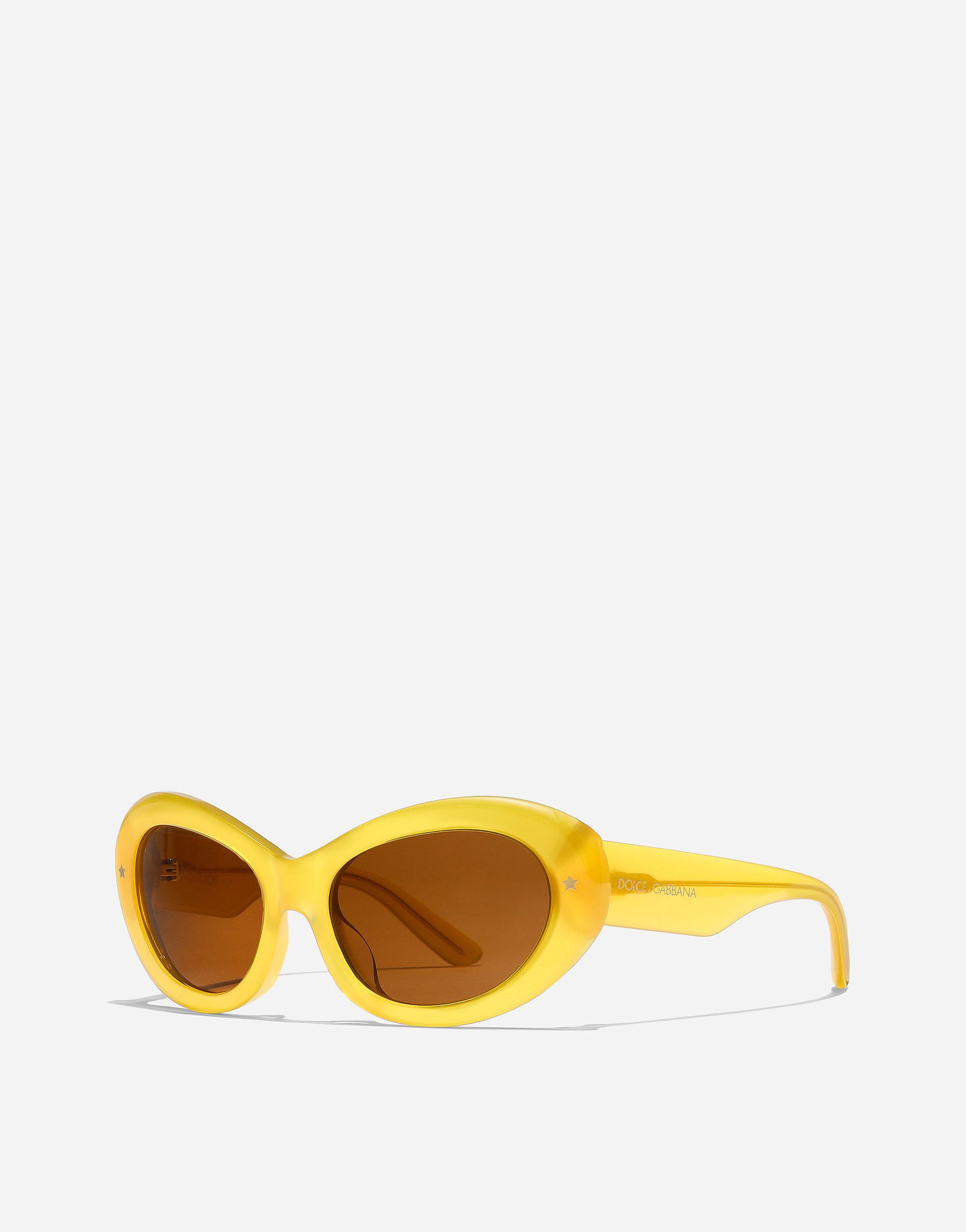 Слънчеви очила Dolce & Gabbana Dolce & Gabbana Maiolica Oval Sunglasses Жълто | VG400PVP3739V000, 1