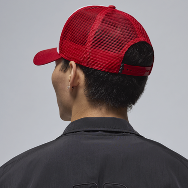 Шапка с козирка Jordan Rise Structured Trucker Hat Червено | FZ0774-102, 3