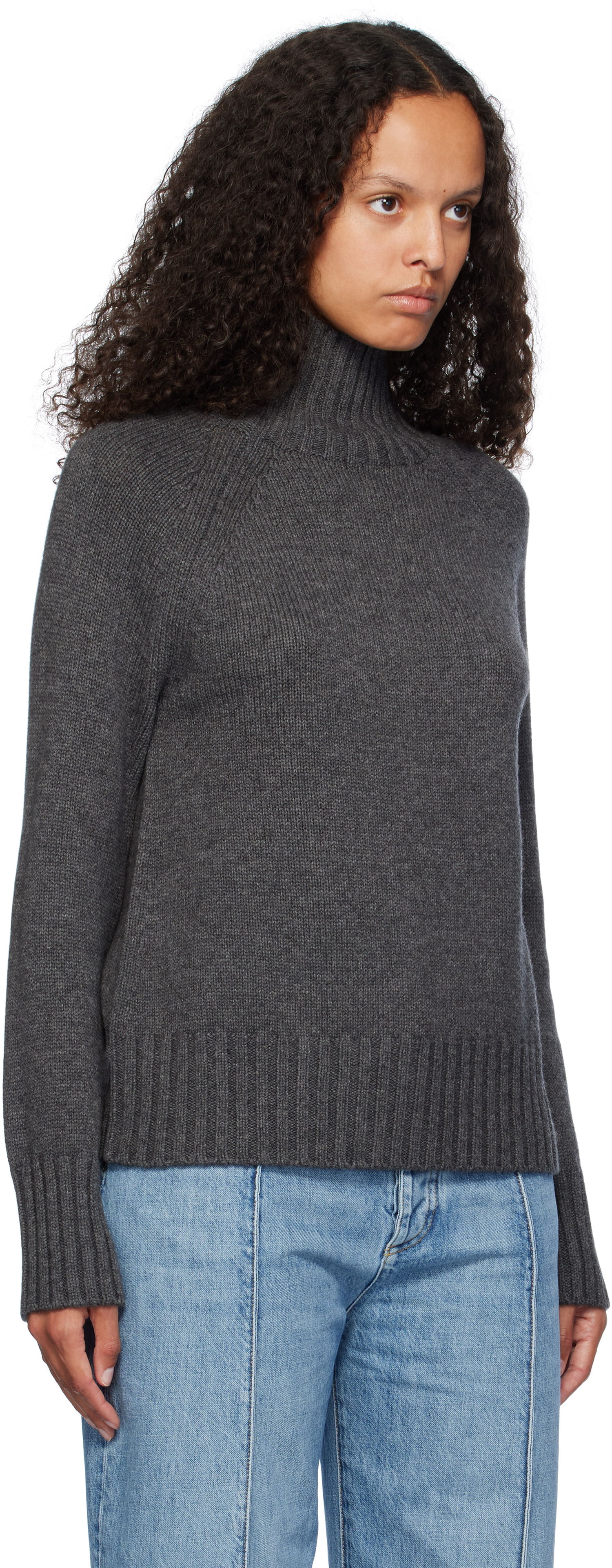 Пуловер Max Mara Max Mara Mantova Turtleneck Sweater Сиво | 2429366073600 MM12036, 1