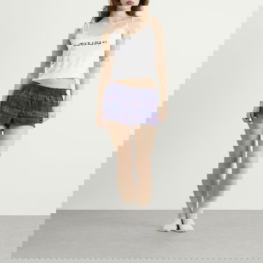 Пижама SKIMS CPFM Sleep Lace Cami & Flannel Short Sleep Set Fa La La Plaid Многоцветен | ST-SST-10056W-MFA, 4