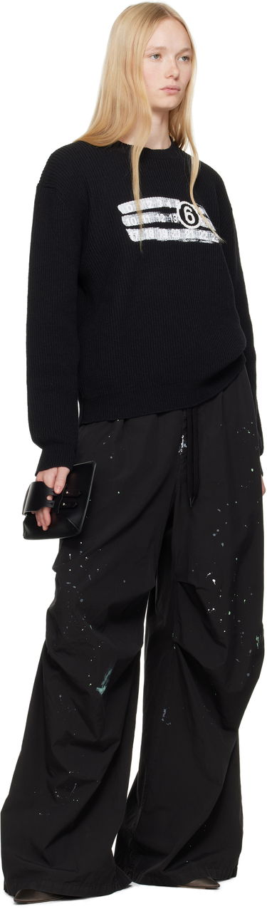 Пуловер Maison Margiela MM6 Maison Margiela Numeric Knit Sweater Черно | SH2HL0022 M13124, 3