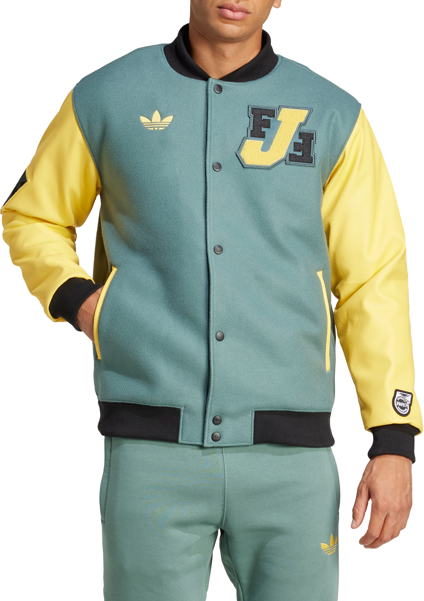 Яке бомбър adidas Originals adidas Originals Jamaica VRCT Jacket Зелено | je5329, 0