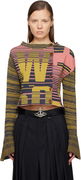 Vivienne Westwood Bruno Cropped Patterned Knit Cardigan