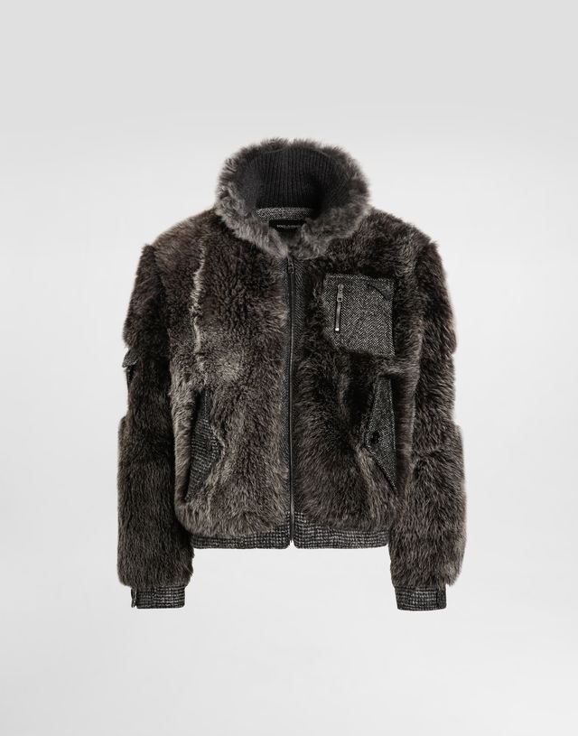Single-breasted Shearling Coat