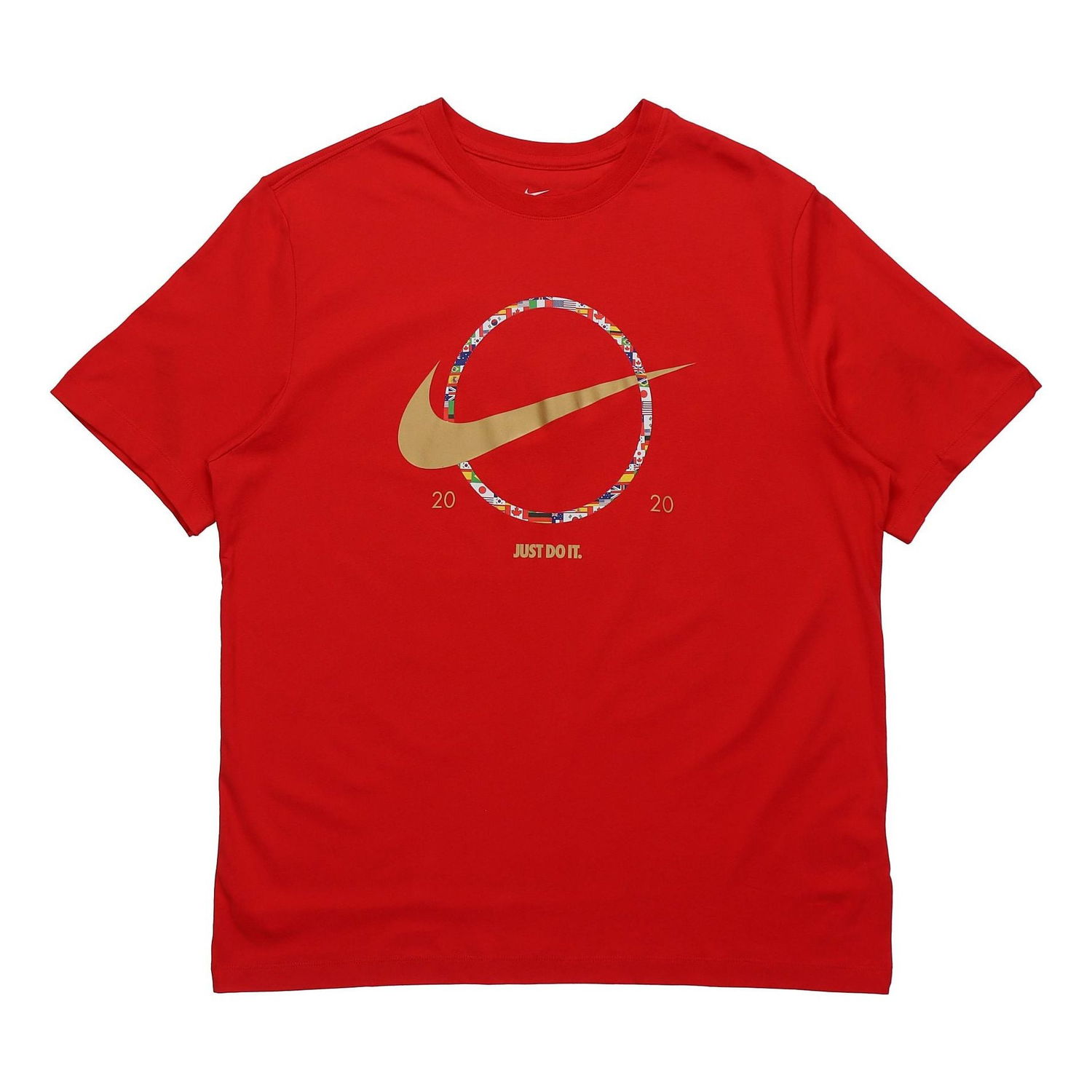 Тениска Nike Sportswear Logo Printed Short Sleeve T-Shirt Червено | CT6872-657, 0