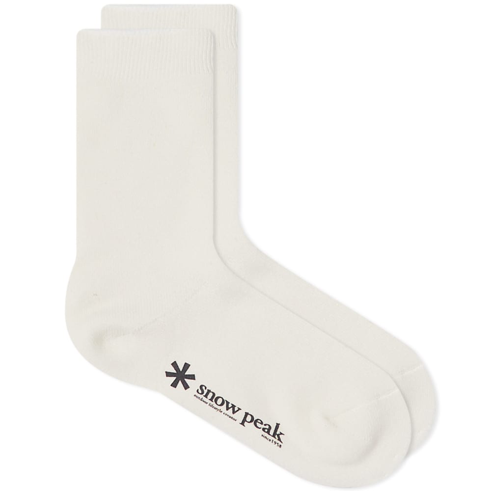 Чорапи Snow Peak Full Pile Sock Бяло | UG-655WH-WH, 0