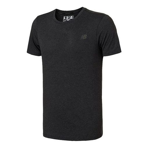 Тениска New Balance Knit Breathable Sweat-Wicking Short Sleeve Top Черно | AMT73080-BKH