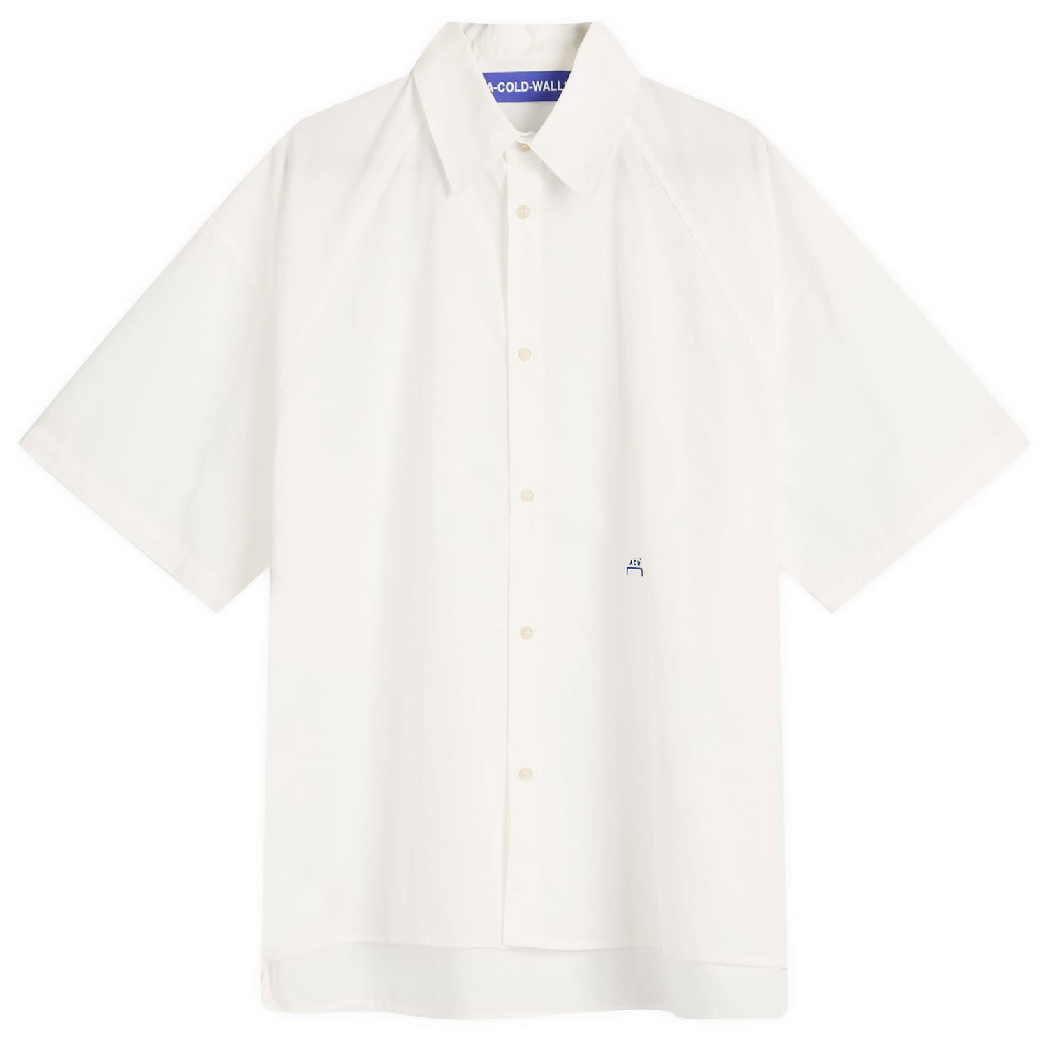Риза A-COLD-WALL* A-COLD-WALL* Millbank Short Sleeve Shirt, Size Large Бяло | ACWMSH160-WHT, 1