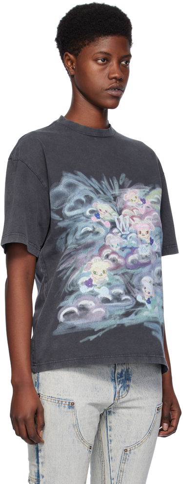 Тениска We11done We11done Printed T-Shirt Черно | WD-TT0-24-729-U-BK, 1