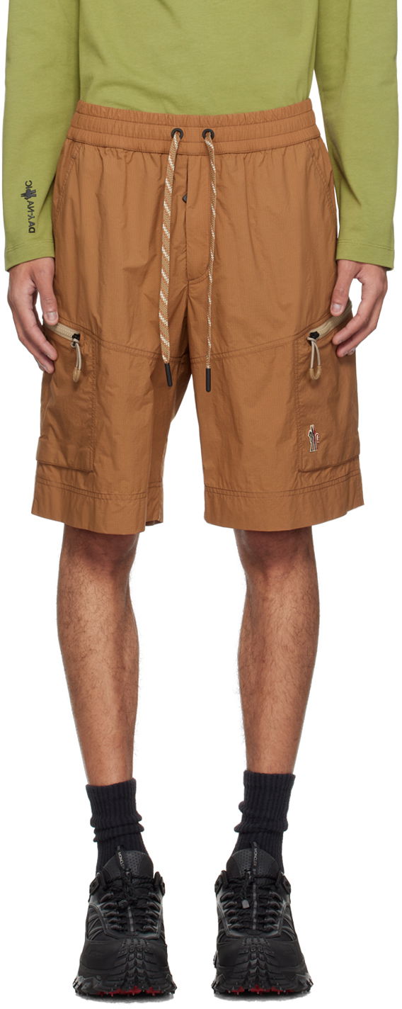 Къси панталони Moncler Drawstring Shorts Кафяво | J10972B0000353A59, 0