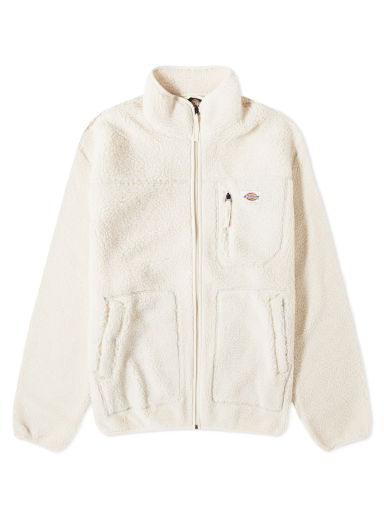 Яке Dickies Mount Hope Sherpa Fleece Whitecap Бяло | DK0A4YEEF901