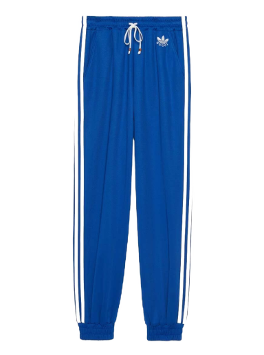 Спортни панталони Gucci adidas x Jersey Jogging Pant Синьо | ‎721641 XJEGU 4153