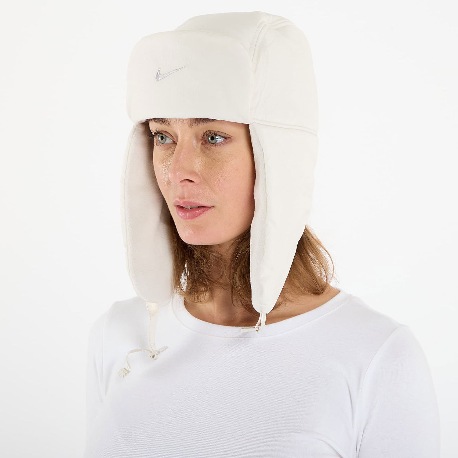 Шапка Nike Fly Unstructured Puffer Trapper Cap Бяло | IB7310-072, 1