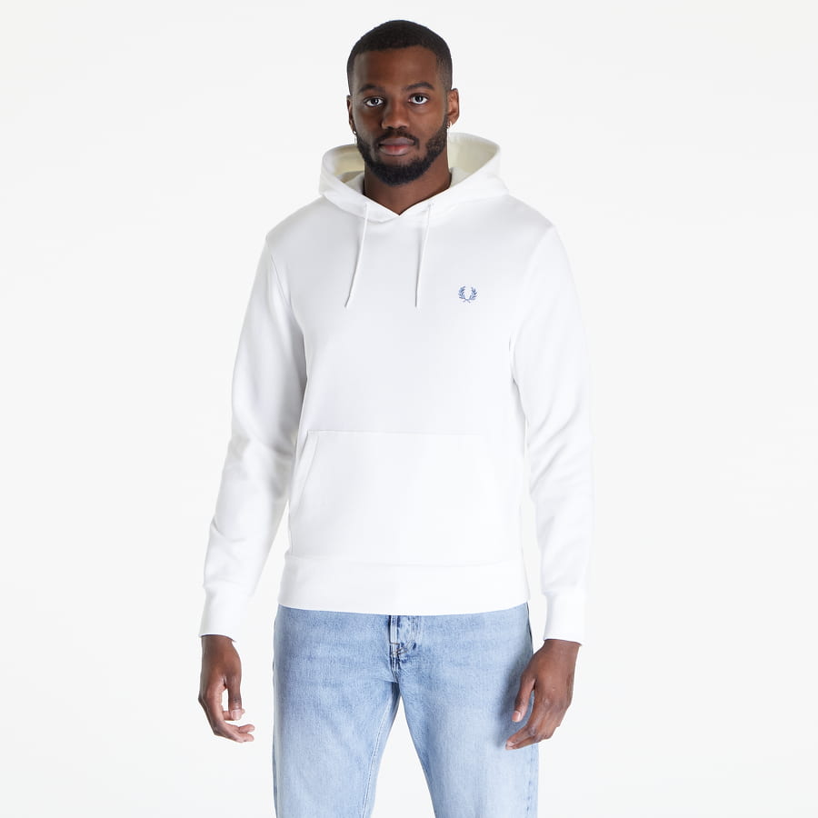 Суитчър Fred Perry Laurel Wreath Hooded Sweatshirt Бяло | M4624 129, 0