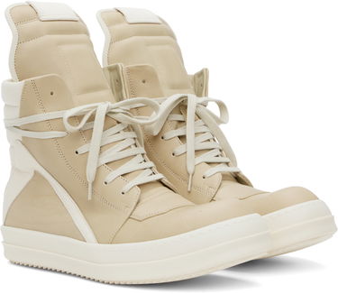 Кецове и обувки Rick Owens Rick Owens Hollywood Geobasket Бежово | RR01E5894 LCHLCO, 3