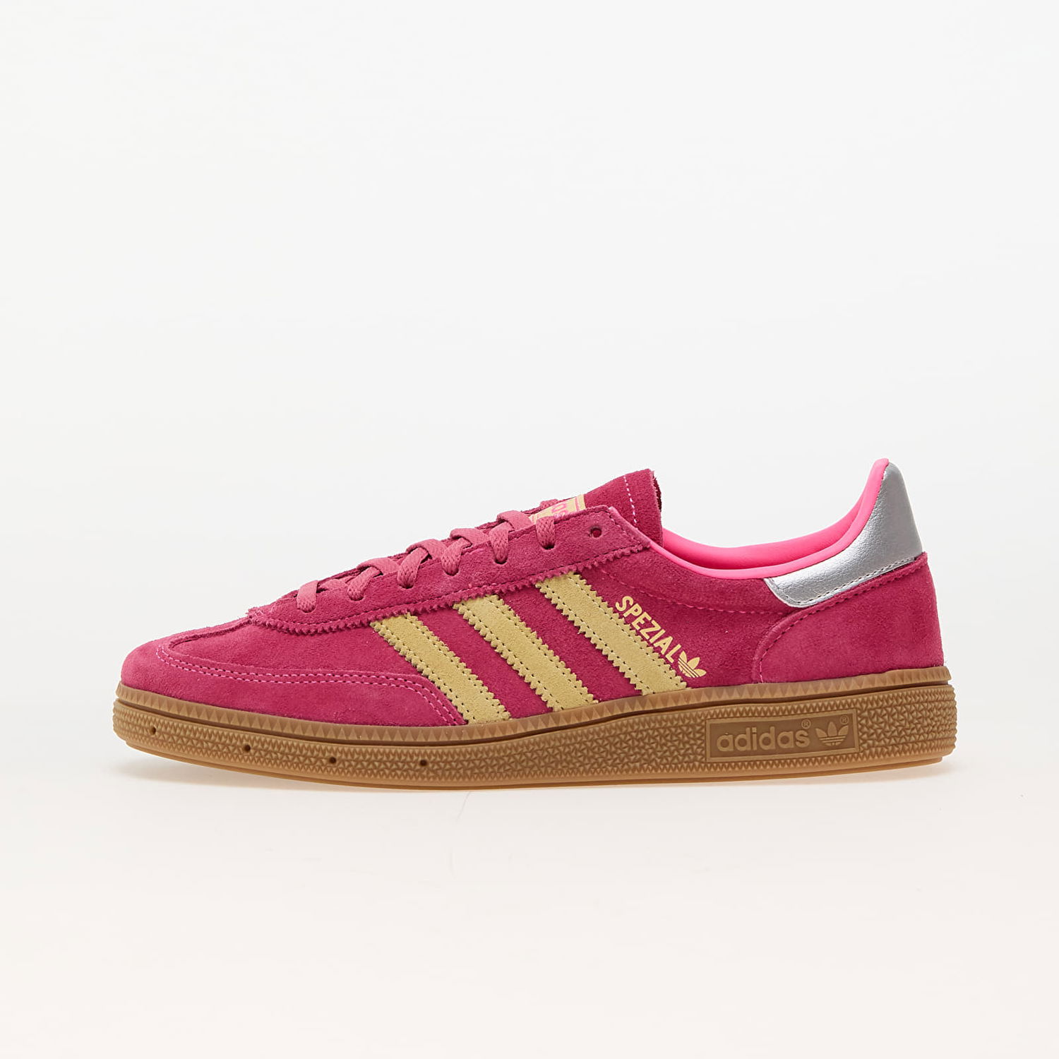Кецове и обувки adidas Originals Sneakers adidas Handball Spezial W Lucid Pink/ Almost Yellow/ Silver Metallic Червено | JI1407, 0