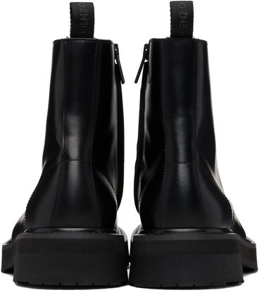 Кецове и обувки KENZO Kenzo Paris KENZOSMILE Lace-Up Boots Черно | FF65BT111L52, 1