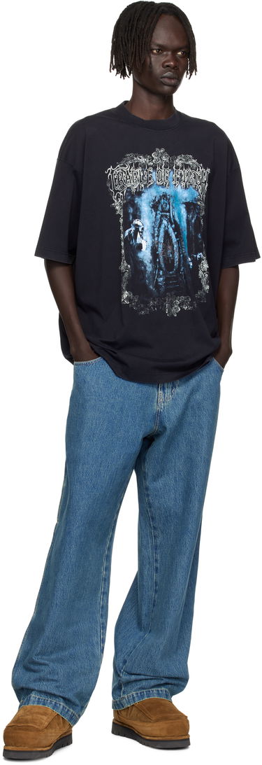 Тениска VETEMENTS Vetements Cradle of Filth Oversized T-Shirt Черно | UCF76TR800B, 3