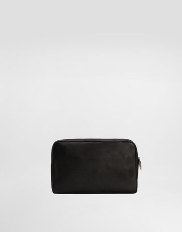 Раници и чанти Dolce & Gabbana Dolce & Gabbana Calfskin Wristlet Pouch Черно | BM2441AV95680999, 3