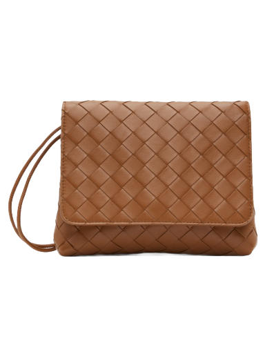 Дамска чанта Bottega Veneta Mini Intrecciato Bag Кафяво | 741897 VCPP3