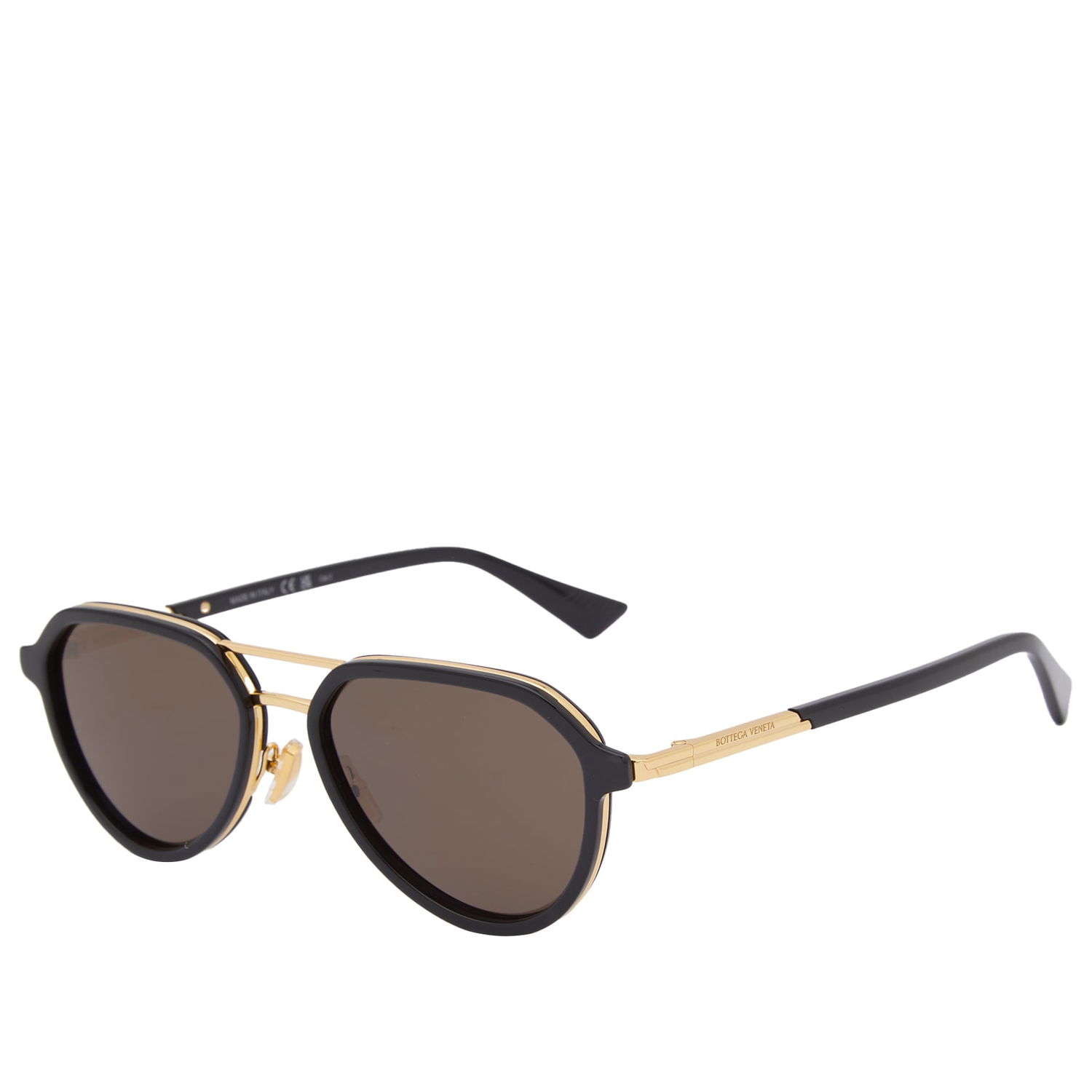 Слънчеви очила Bottega Veneta Bottega Veneta BV1373S Aviator Sunglasses Черно | BV1373S-001, 0