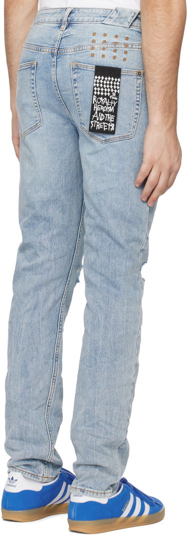 Дънки Ksubi Chitch Rekon Trashed Jeans Синьо | MPS25DJ027, 2
