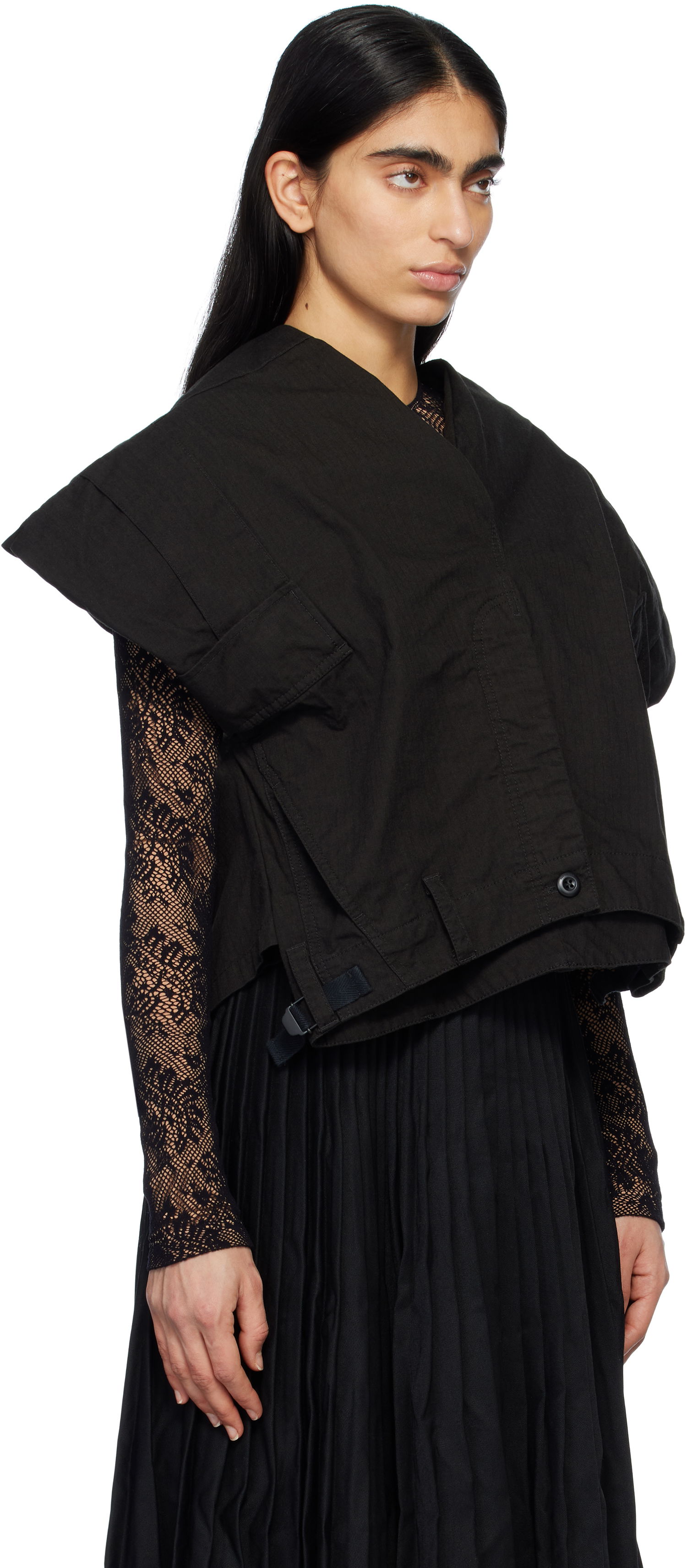 Жилетка Balenciaga Cargo Top Черно | 808856 TRP08, 1