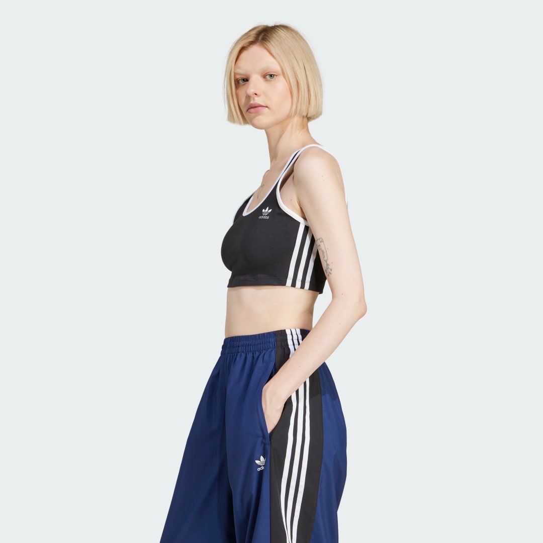 Сутиен adidas Performance 3-Stripes Sports Bra Черно | JD4612, 0