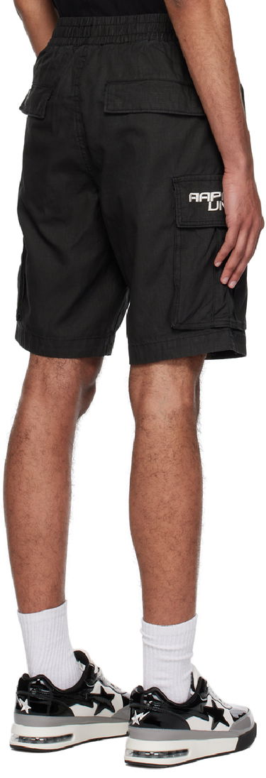 Къси панталони AAPE by A Bathing Ape AAPE by A Bathing Ape Garment-Dyed Cargo Shorts Черно | AAPSPM6963XXKBKX, 2