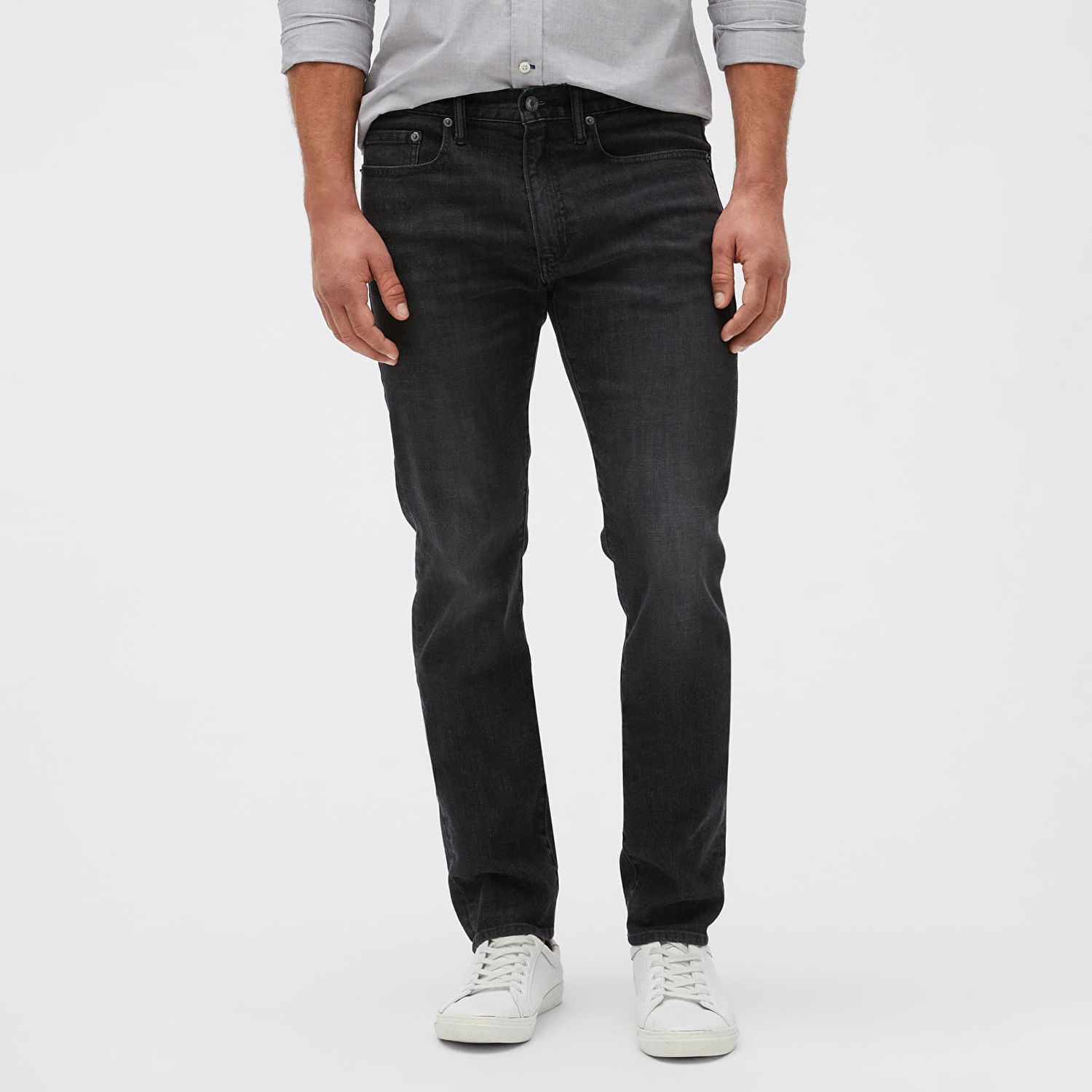 Дънки GAP Denim Pants Slim Dark Grey 007 Сиво | 495663-00, 0