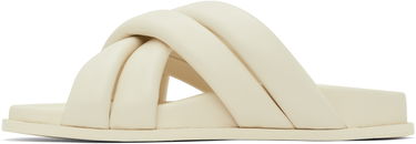 Бельо и чорапи Anine Bing ANINE BING Lizzie Padded Slide Sandals Бяло | A-14-4028-150, 2