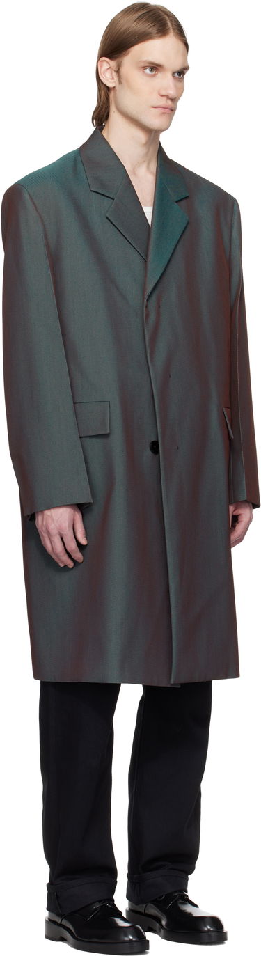 Палта Jil Sander Jil Sander Cavalry Twill Coat Зелено | J21AA0192_J40221, 1