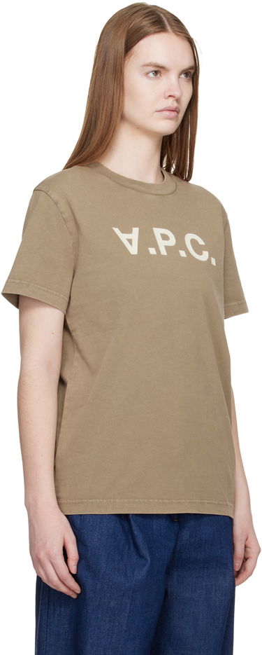 Тениска A.P.C. Standard Grand 'VPC' T-shirt Бежово | COHMB-M26384, 1