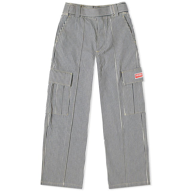 Striped Army Straight Jeans