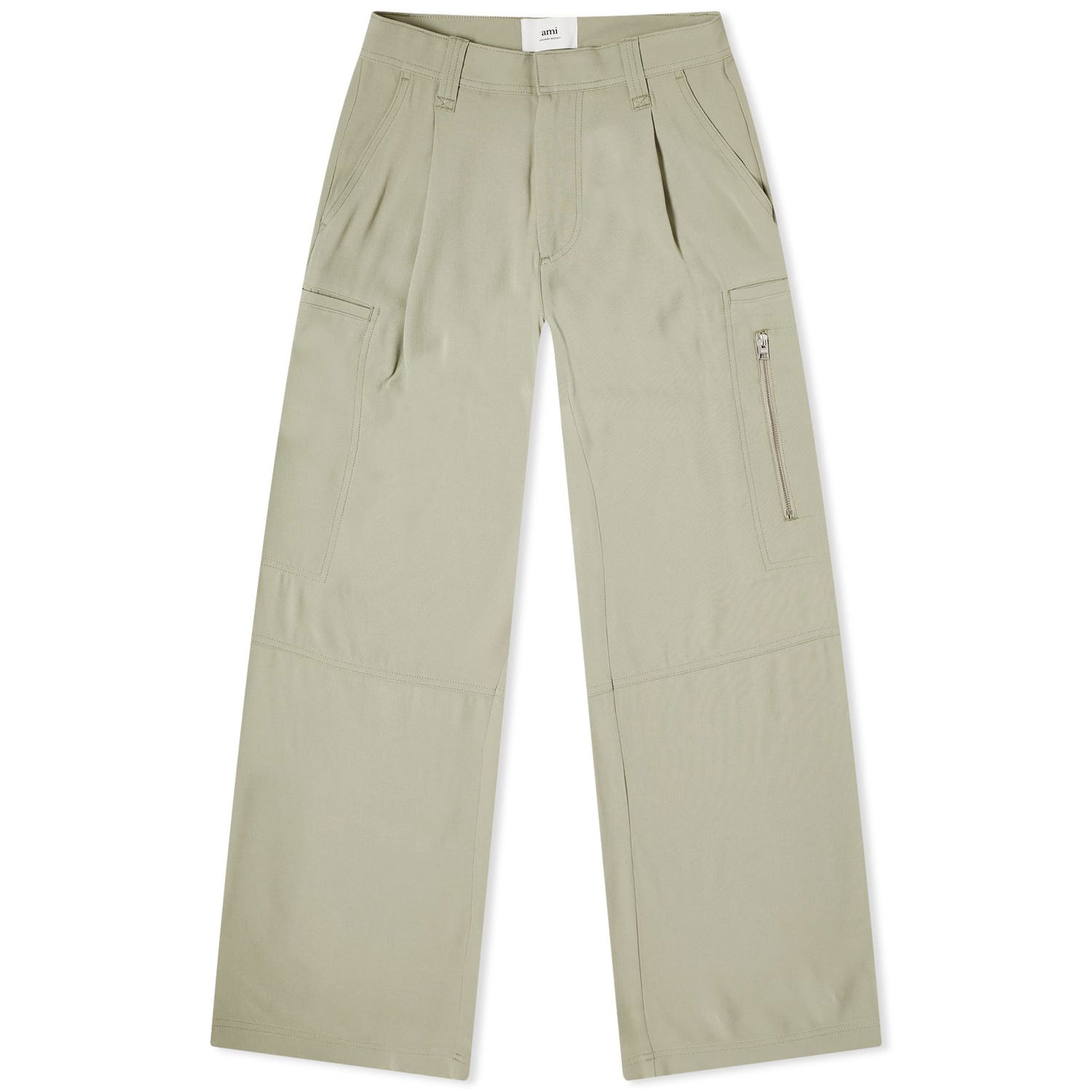 Карго панталони AMI Paris Cargo Trousers Бежово | FTR301-AC0009-317, 0
