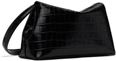 Чанта през рамо TOTEME TOTEME T-Lock Croc-Embossed Clutch Черно | 243-WAL944-LE0076, 2