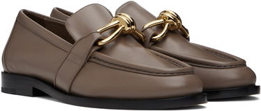 Кецове и обувки Bottega Veneta Bottega Veneta Astaire Leather Loafers Кафяво | 796697 V5DZ0, 3