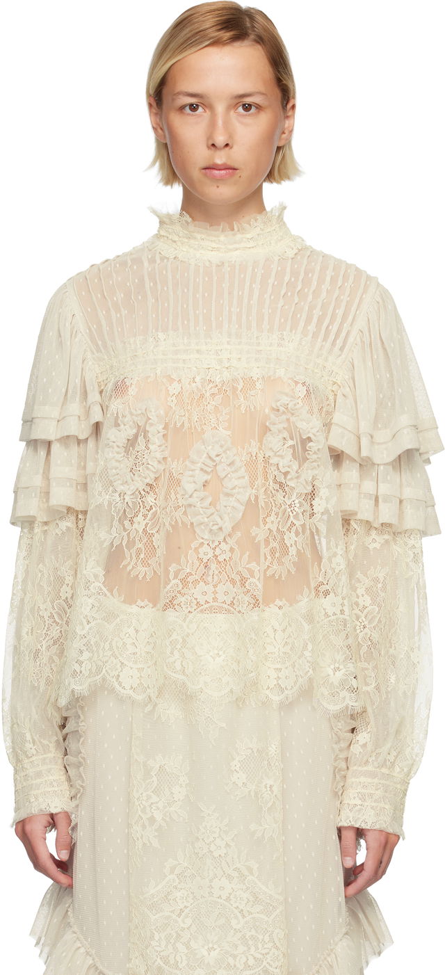 Anna Sui Victorian Lace Blouse