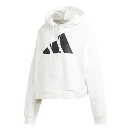 adidas Contrasting Colors Logo Sports Pullover Hoodie