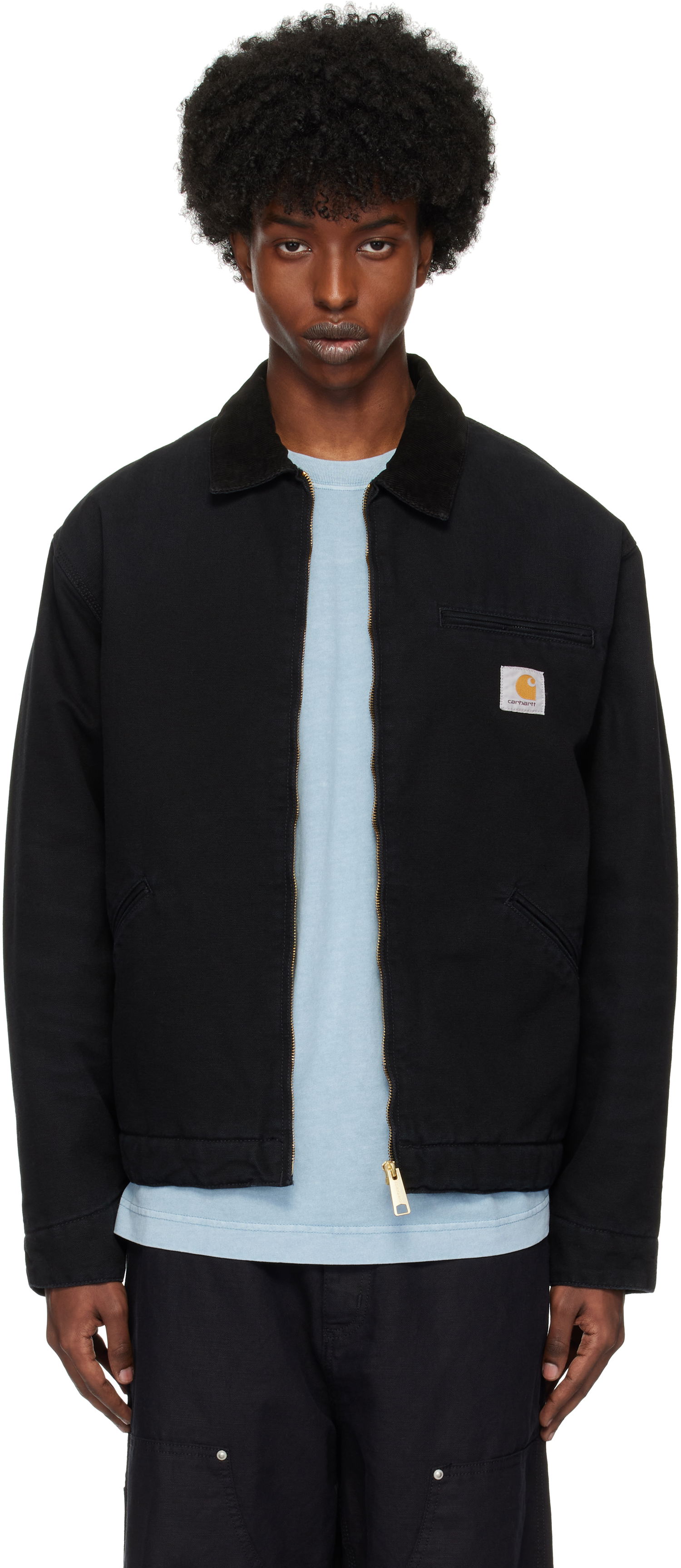 Яке Carhartt WIP Detroit Black Work Jacket Черно | I027358, 0