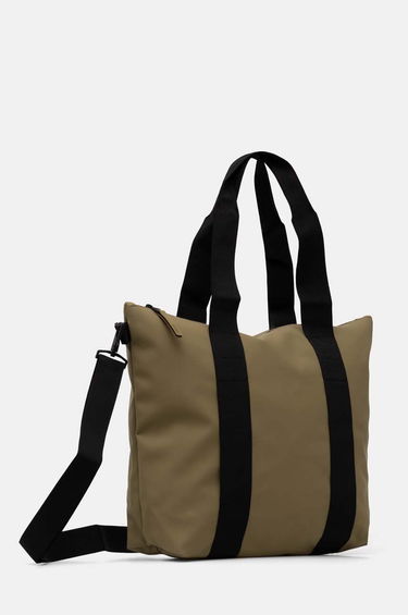 Голяма пазарска чанта Rains Tote Bag Mini W3 Зелено | 14160.44, 1