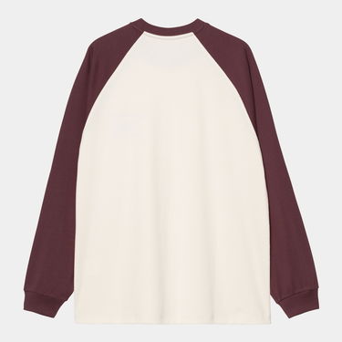 Тениска Carhartt WIP Carhartt WIP Alston Long Sleeve T-Shirt Бургунди | I035444_18, 1