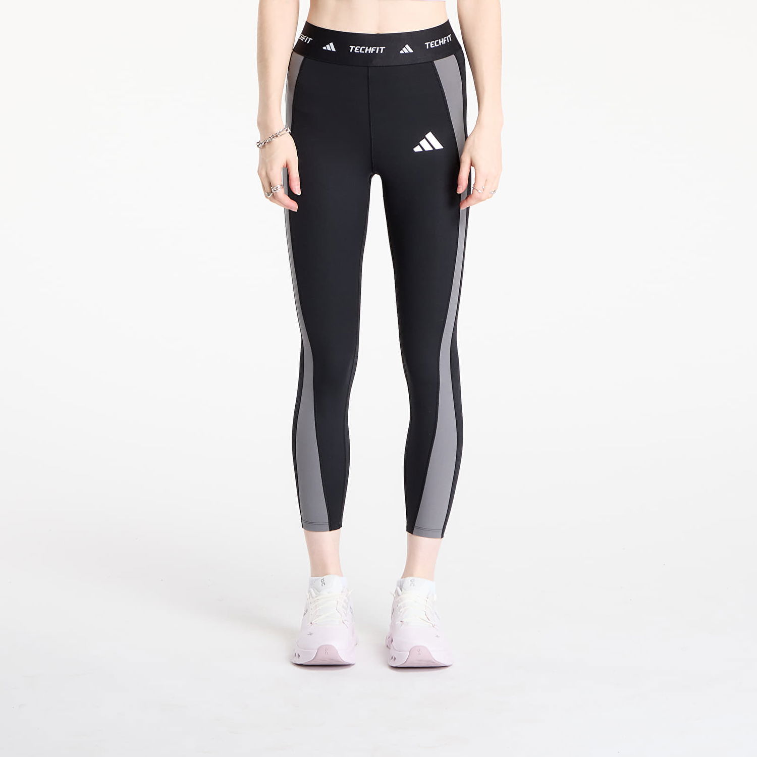 Клинове adidas Performance Techfit Colorblock 7/8 Leggings Черно | JE3652, 0