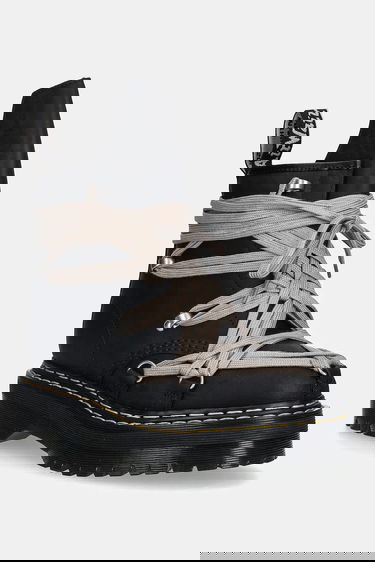 Кецове и обувки Rick Owens Rick Owens DRKSHDW x Dr. Martens 1460 Quad Sole Megalace® Boot Черно | DW02E6812.8001, 0