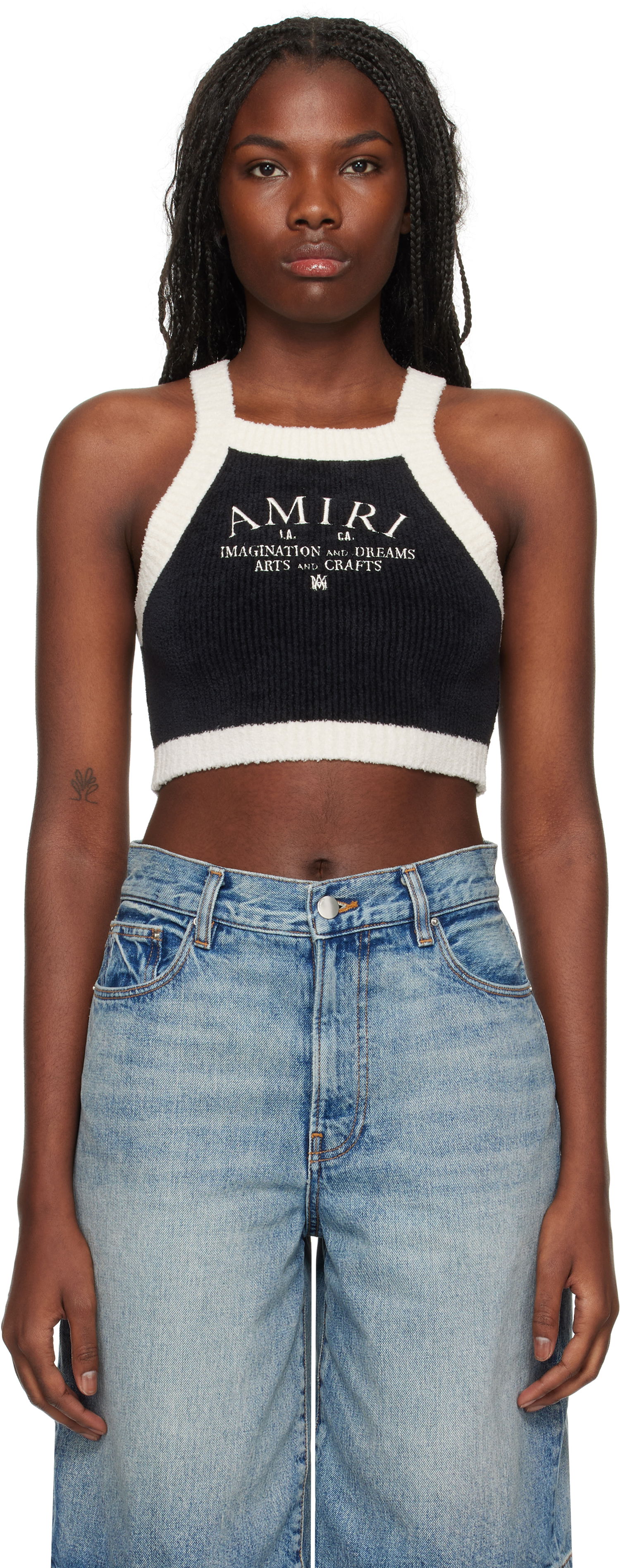 Потник AMIRI Arts District Tank Top Черно | AWKNTT1006, 0