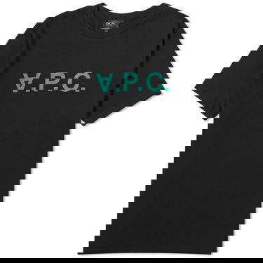 Тениска A.P.C. VPC Logo T-Shirt Черно | COBQX-H26943-TZH, 0